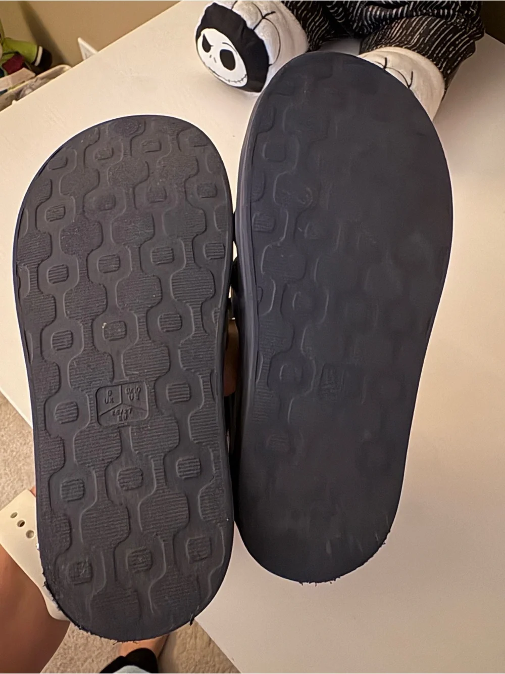 Blue Toddler Size 9 Rubber Sandals